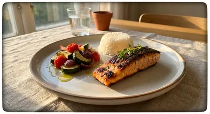 Zdjęcie talerza w restauracji